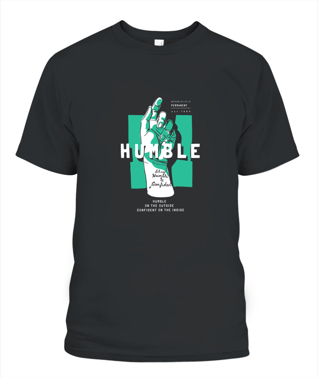 Humble Unisex T-Shirt – Minimalist Streetwear Graphic Tee, Comfort Colors 1717, Made in USA