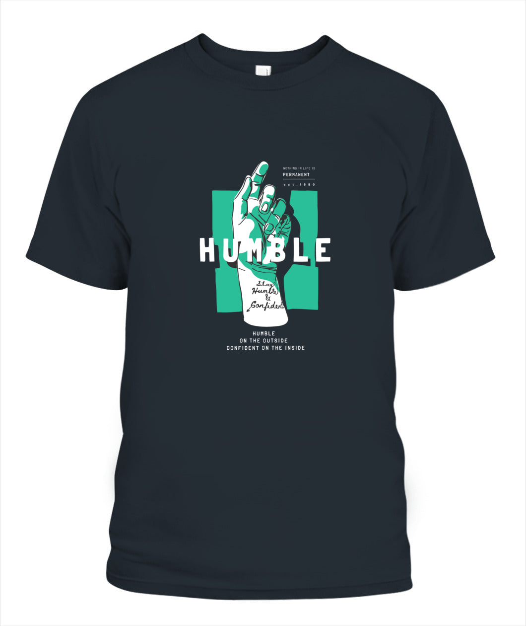Humble Unisex T-Shirt – Minimalist Streetwear Graphic Tee, Comfort Colors 1717, Made in USA