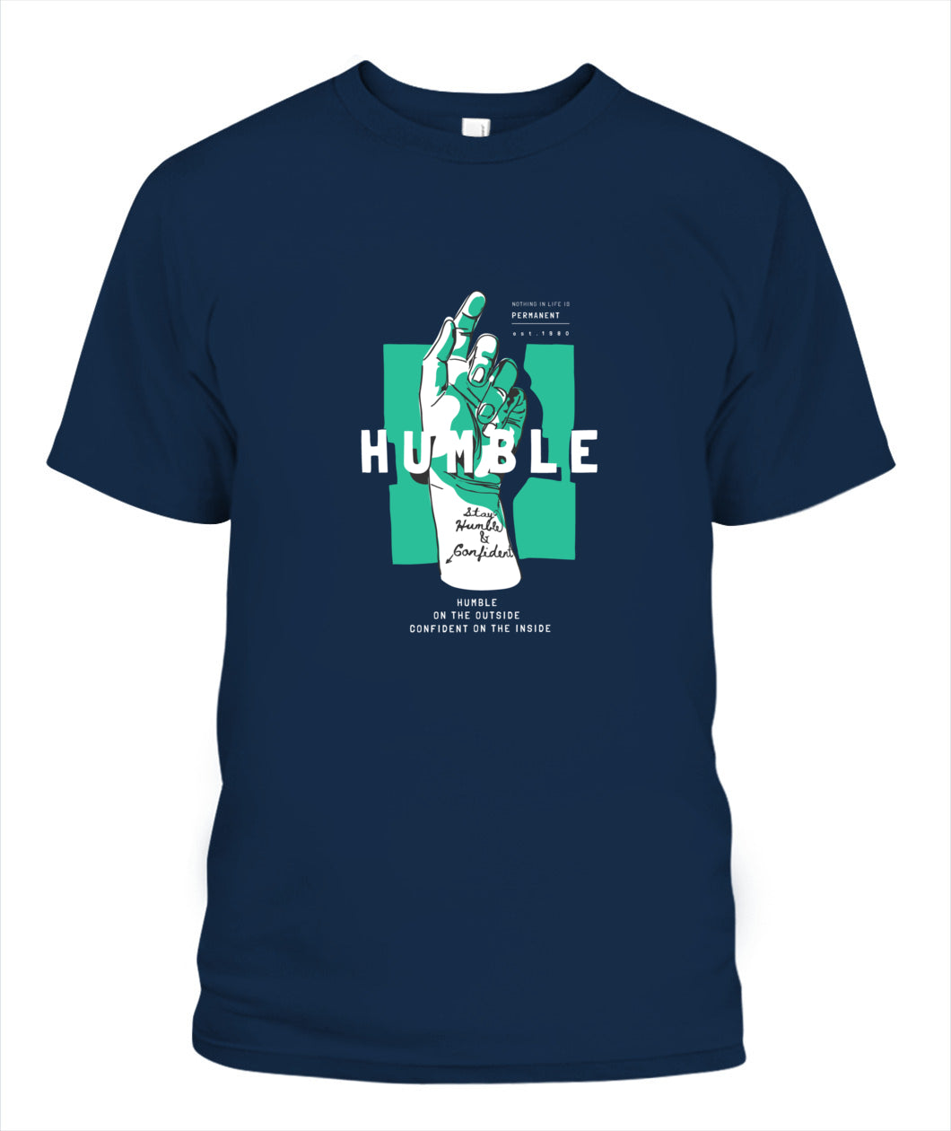 Humble Unisex T-Shirt – Minimalist Streetwear Graphic Tee, Comfort Colors 1717, Made in USA