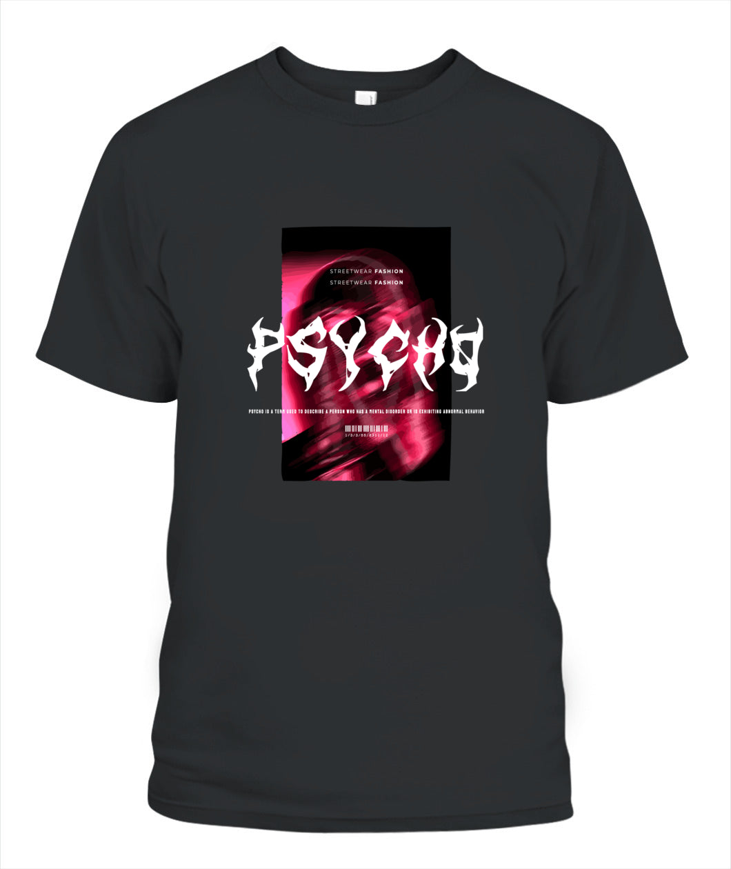 Abstract Dark Art Unisex T-Shirt – Experimental Graphic Tee, Comfort Colors 1717, Made in USA