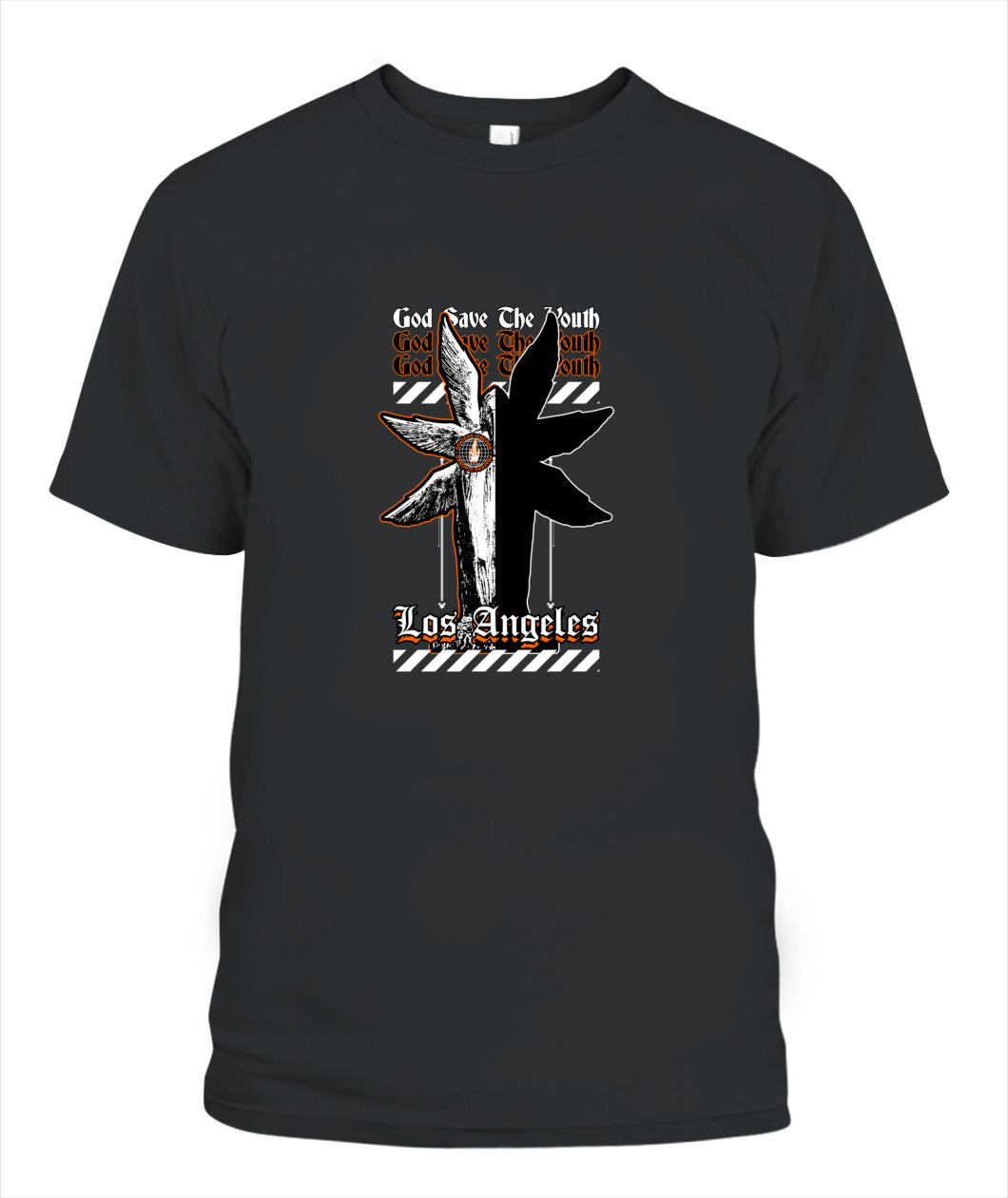 God Save the Youth Unisex T-Shirt – Los Angeles Streetwear Graphic Tee, Comfort Colors 1717, Made in USA