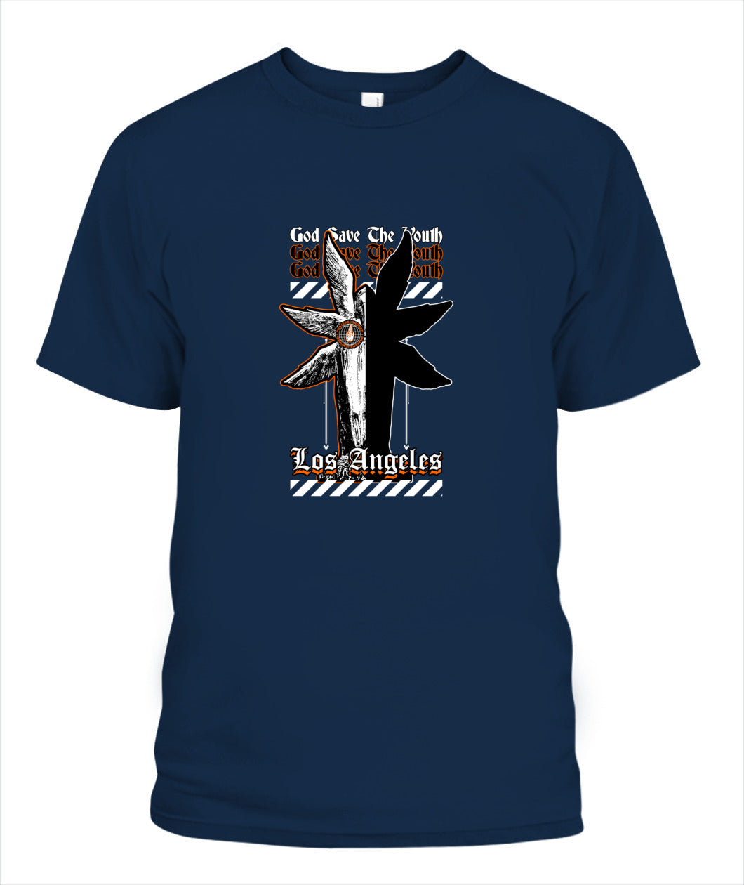 God Save the Youth Unisex T-Shirt – Los Angeles Streetwear Graphic Tee, Comfort Colors 1717, Made in USA