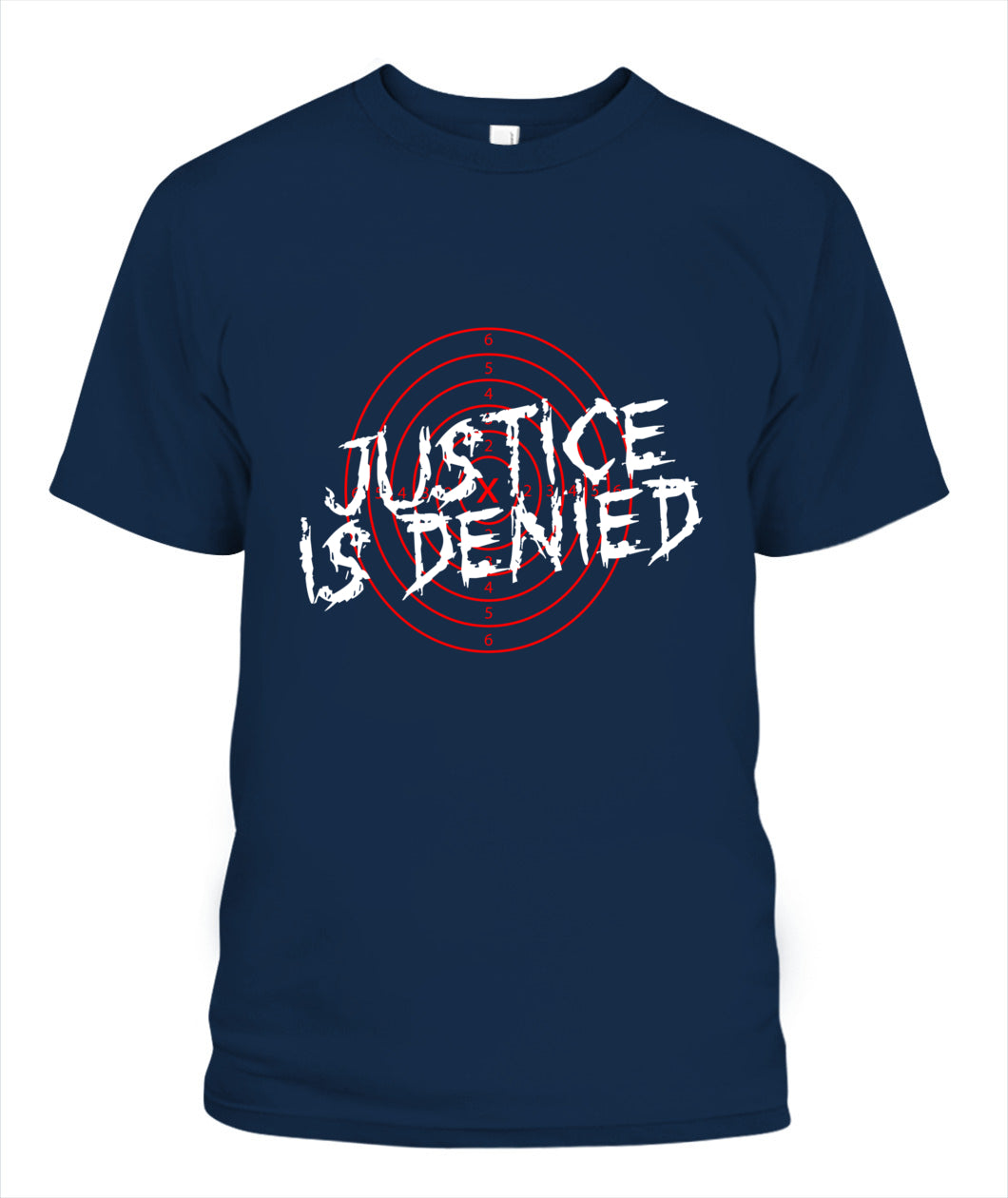 Justice Is Denied Unisex T-Shirt – Bold Streetwear Graphic Tee, Comfort Colors 1717, Made in USA