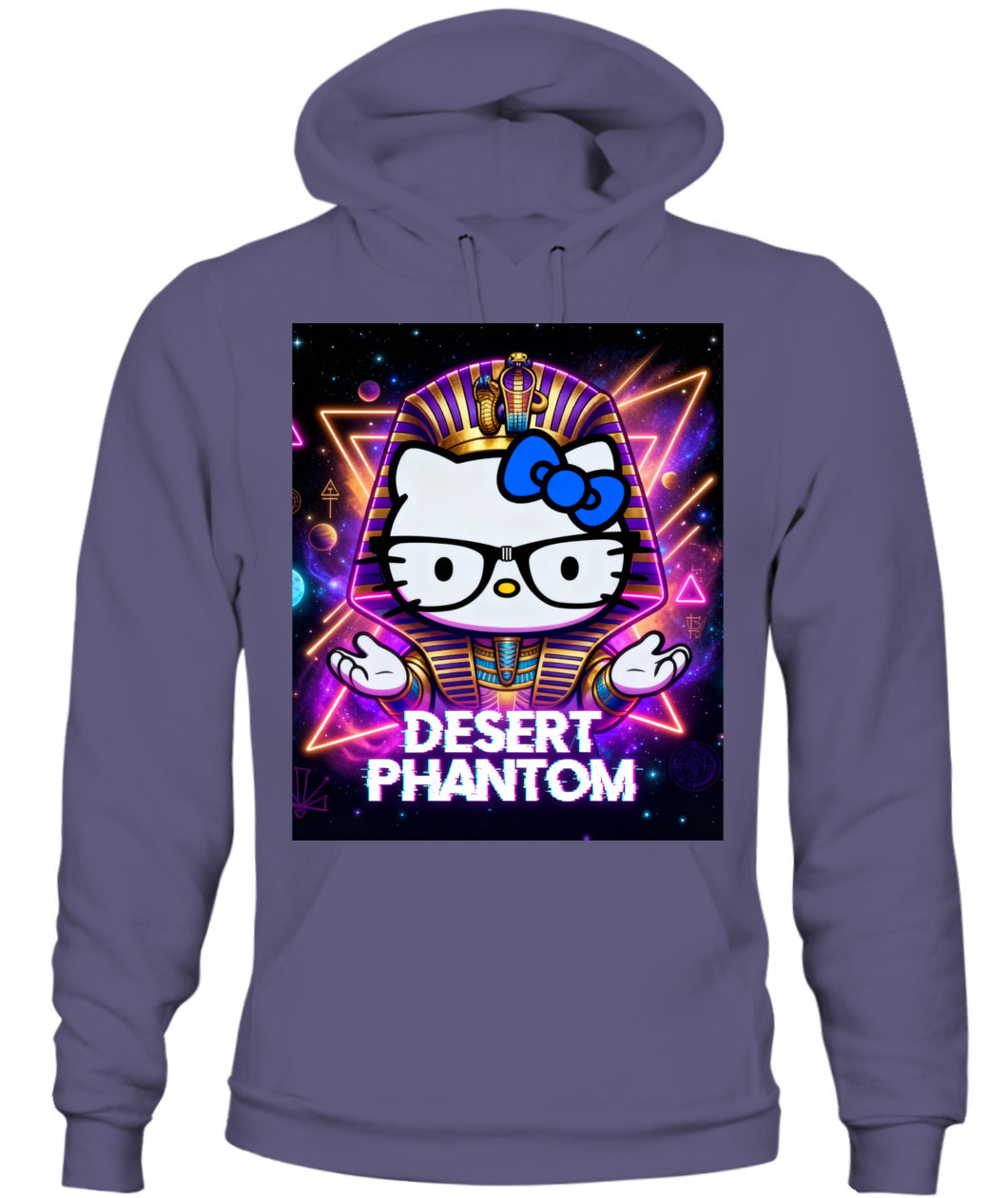 DESERT PHANTOM – Cosmic Pharaoh Hoodie | Unisex Gildan 18500