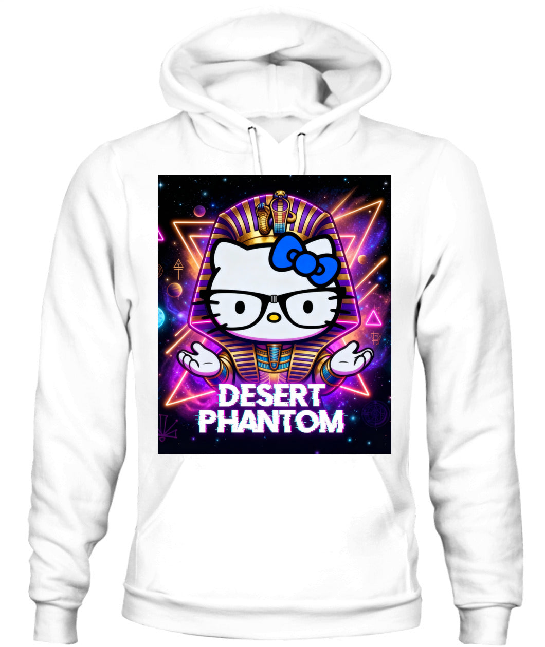 DESERT PHANTOM – Cosmic Pharaoh Hoodie | Unisex Gildan 18500
